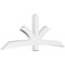 Ekena Millwork Davenport Architectural Grade PVC Gable Bracket, 96"W x 36"H x 4"D x 6"F, 9/12 Pitch GBP096X36X0406DAV00 - alternate 1